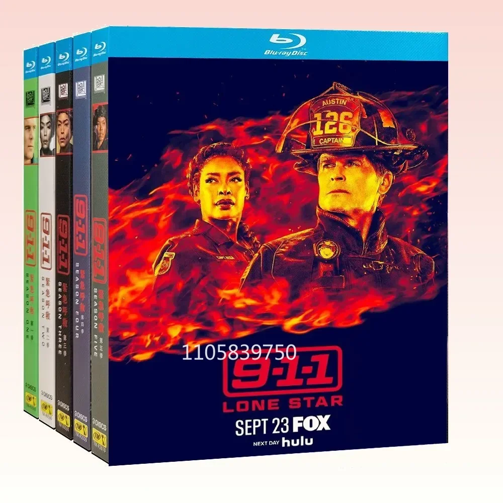 9-1-1: Lone Star Season 1-5 (2020) Blu-ray discBlu-ray disc Series 13-Disc New Box Set High Definition BD