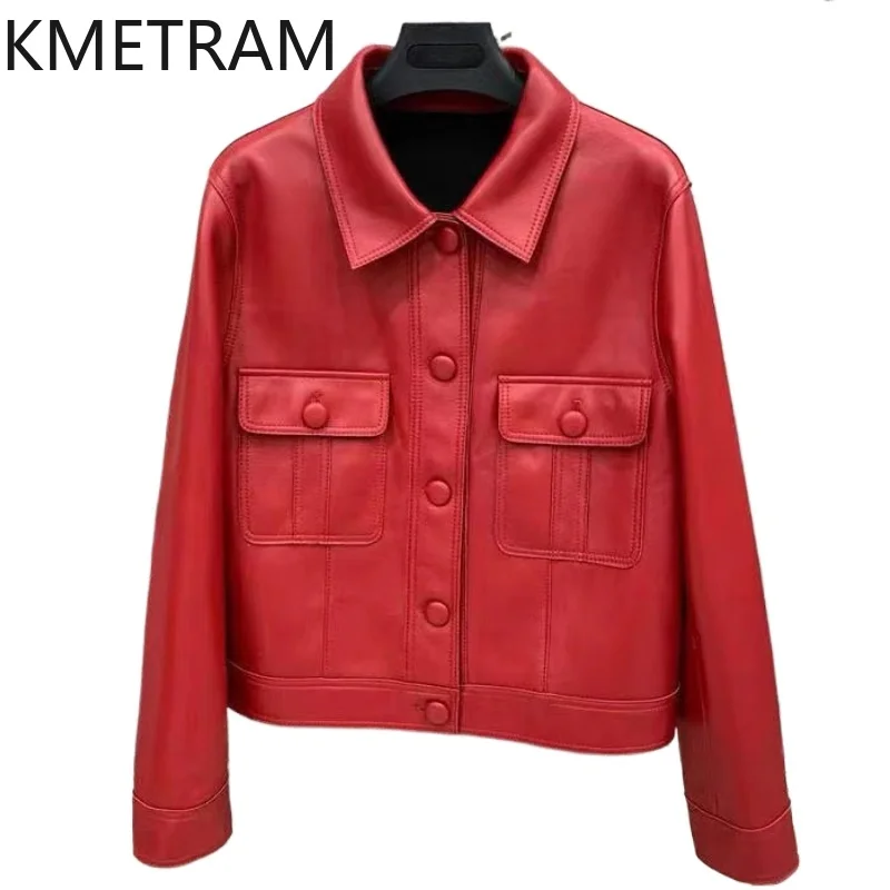 100% Sheepskin Real Leather Jacket Women Luxury Short Jackets Autumn Winter Clothes 2024 Fashion New in Coats дубленка женская