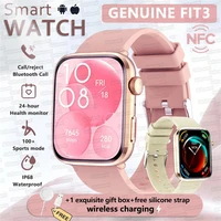 2025 nuevo reloj NFC Smat genuino para mujer 1,85 ""pantalla AMOLED presión arterial ritmo cardíaco salud femenina relojes inteligentes impermeables para hombres