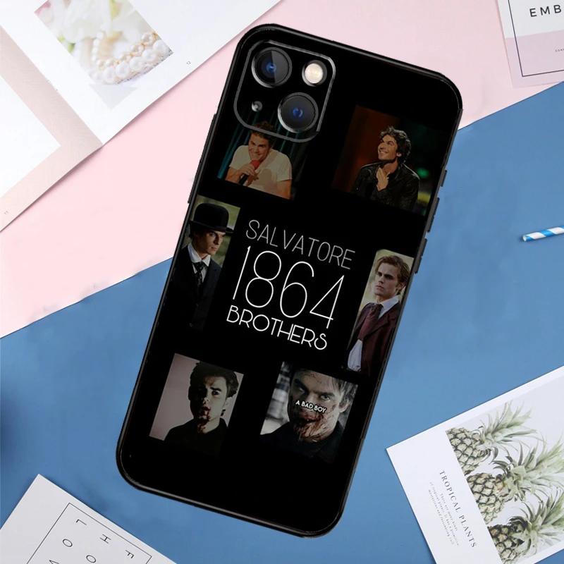 The Vampire Diaries Phone Case For iPhone 14 11 12 13 15 16 Pro Max Mini XS XR X Plus Soft Cover Capa