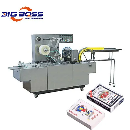 Factory Price High Quality Cigarette Portable Perfume Packaging Box Poker Overwrapping Cellophaneuse Cellophane Wrapping Machine