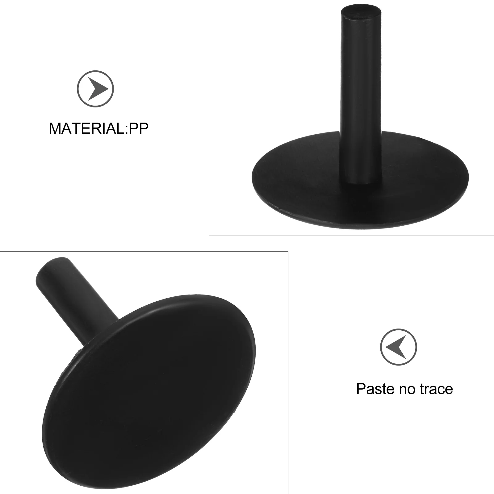 

20Pcs Rubber Duck Display Stand Plastic Holder Car Decor Mount Dashboard Storage Rack Duck Holder for Car Accessories