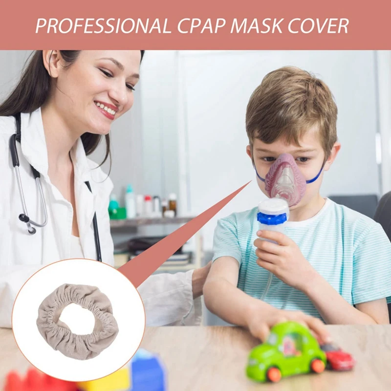 4Pcs CPAP Mask Liners Reusable Fabric Comfort Covers To Reduce Air Leaks Skin Irritation Washable And Easy To Clean