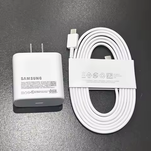 45W Super Fast Charger For Samsung Galaxy S25 S24 Ultra Plus S23 S22 A55 A15 Fold FLip 6 5 US Adapter 1.8M Type C Cable