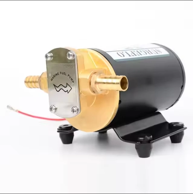 FP-12 12 volt small dc motor 12LPM grease gear type oil suction pump Hydraulic oil extraction gasoline extraction copper gear