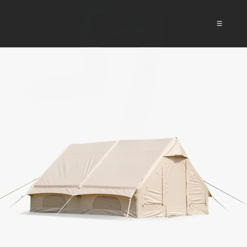 12 inflatable tents, outdoor camping overnight, thickened cotton windproof tents