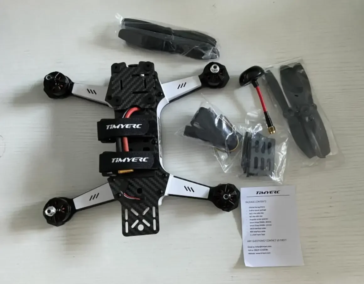 

Timyerc IPX250 250 RACING DRONE PNP verison w/ Cleanflight F3 flight controller,camera,VTX,Emax 2204-2300kv motors props IPX APP
