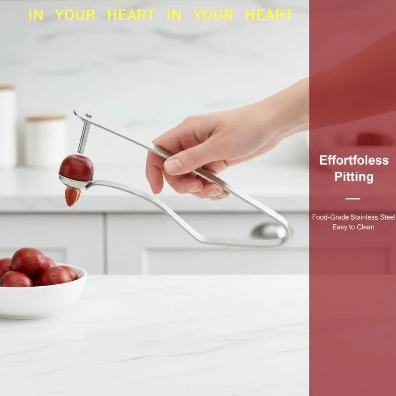 【X】Stainless Steel Cherry Pitter Quick Pitting Suitable For Home And Outdoor Use
