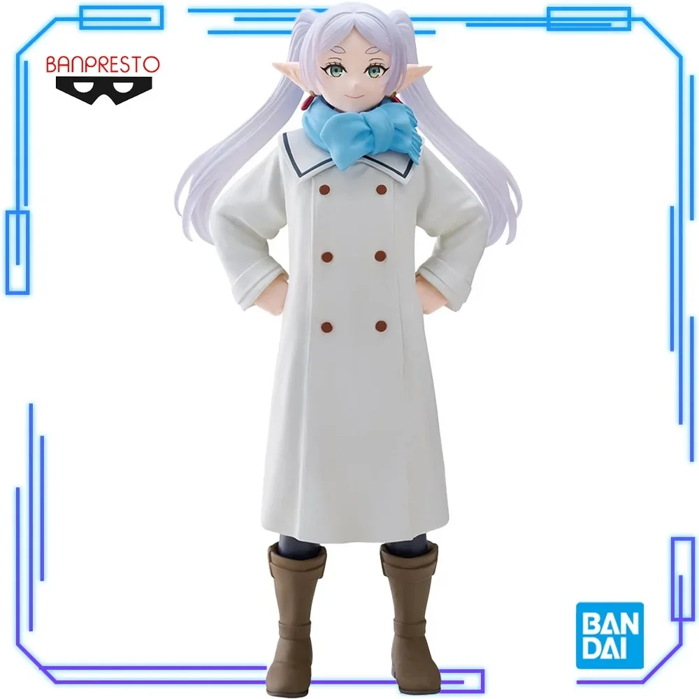 In Stock Bandai Original Genuine Banpresto Anime Frieren:Beyond Journeys End Frieren Muhh Ver. 20cm Collections Model Toy Figure