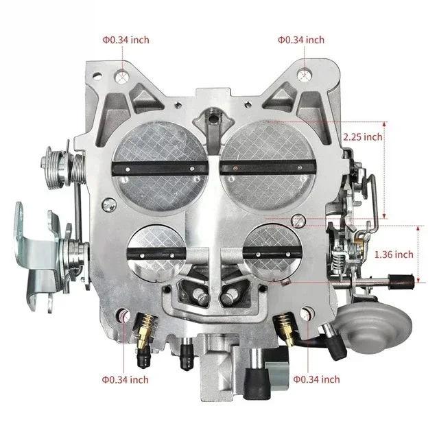 Rochester Carburetor For Chevy 327 350 427 454 V8 750CFM 4 Barrel 4MV Chevrolet GMC 1966-1973 Carb 17054709