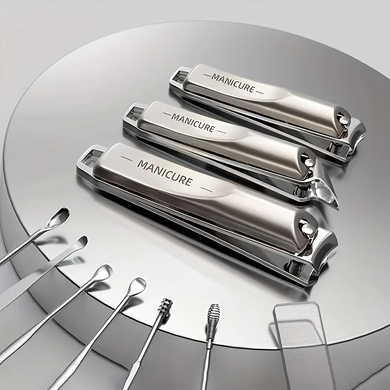 مجموعة مانيكير مكونة من 5 قطع للعناية الشخصية، مجموعة مقصات الأظافر، مجموعة أدوات العناية بالأظافر هدية للأقارب والأصدقاء والعائلات والسفر #3