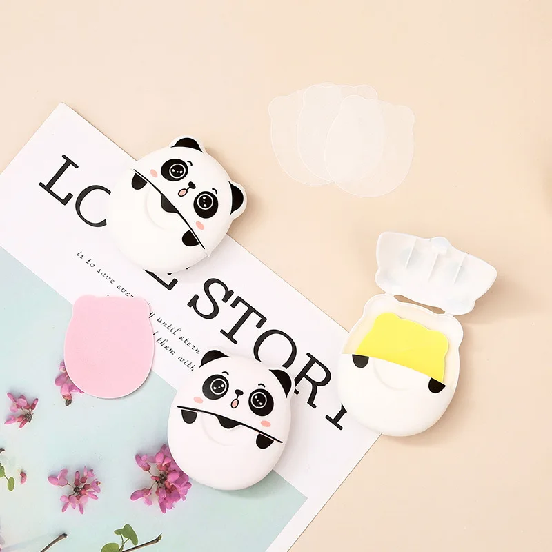 

Disposable oap paper box packaging fat soap tablets student cleaning hand washing tablets outdoor travel soap tablet travel bags