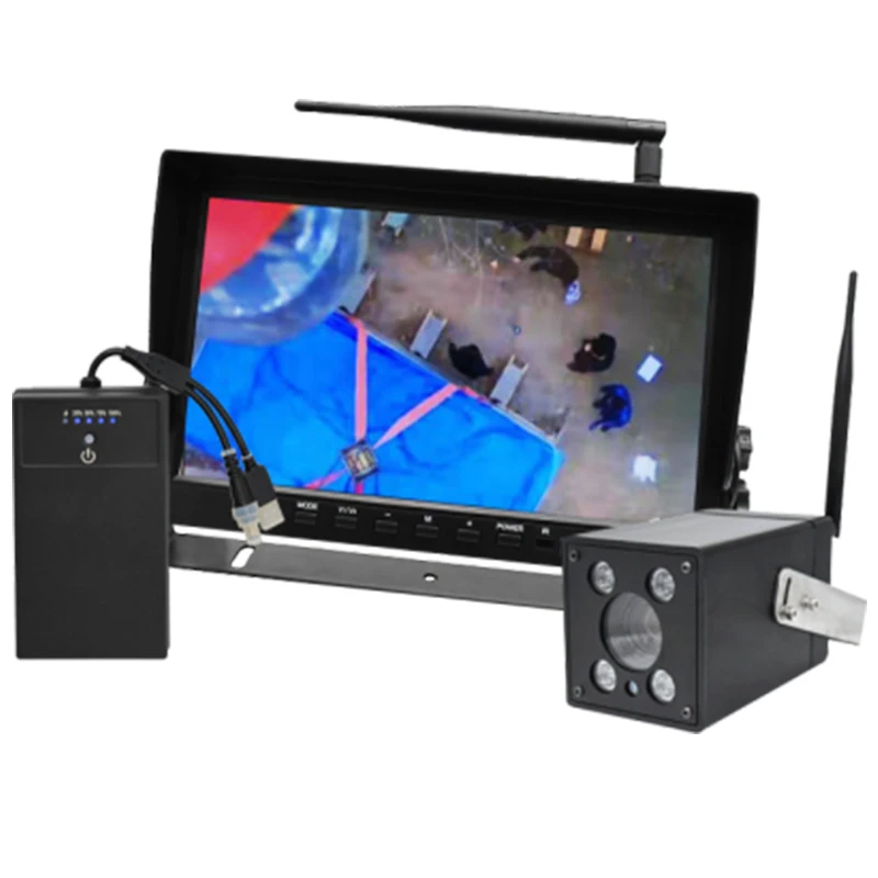 

Wireless Crane 30X Zoom Camera System with Large Capacity Magnetic Battery Pack for Luffing Crane, Tower Crane