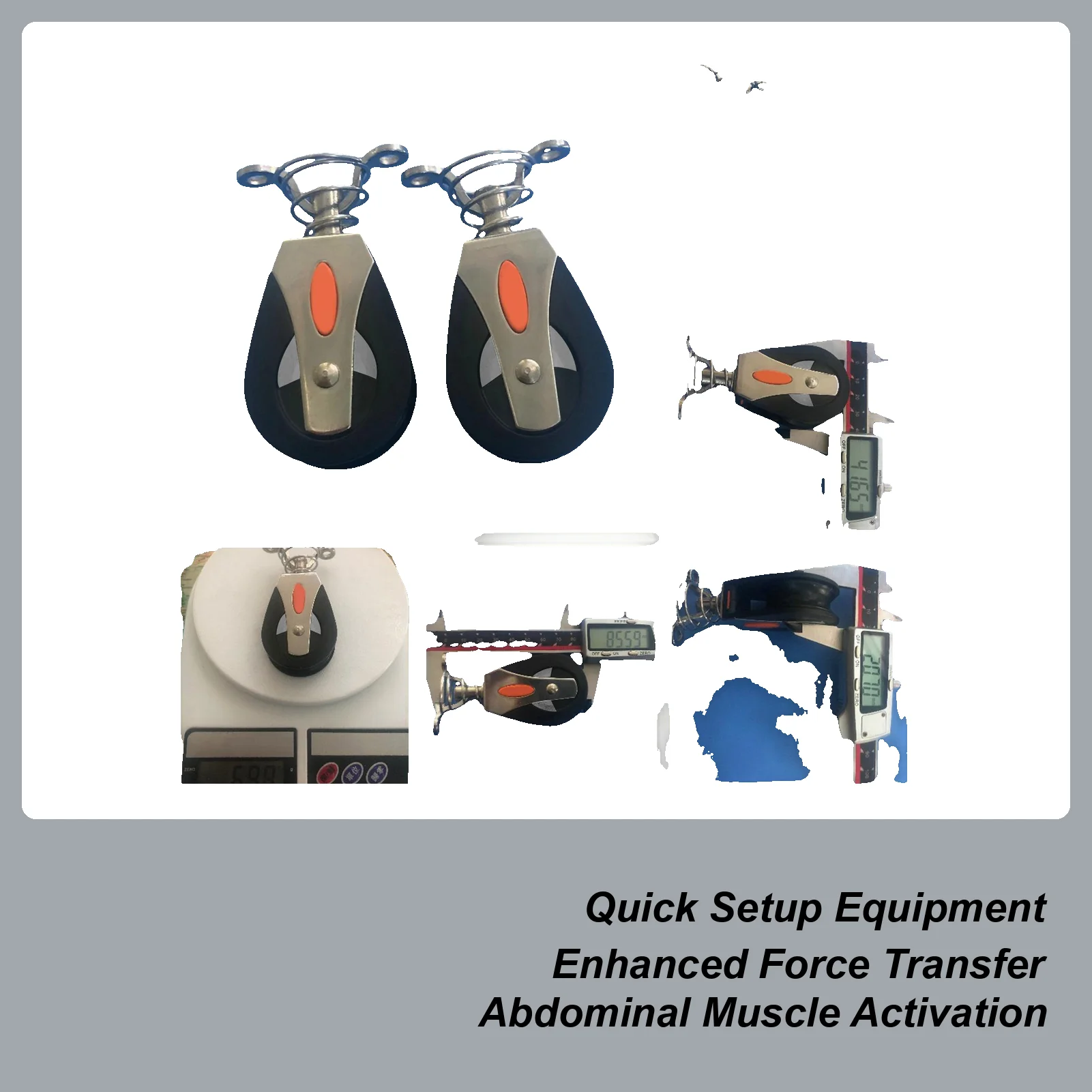 

Шкив из нержавеющей стали для тренировок, фитнеса, пружинное крепление, балансировочный ящик для сидения, шкив для йоги, студии тренировок, тренажерного зала, квартиры