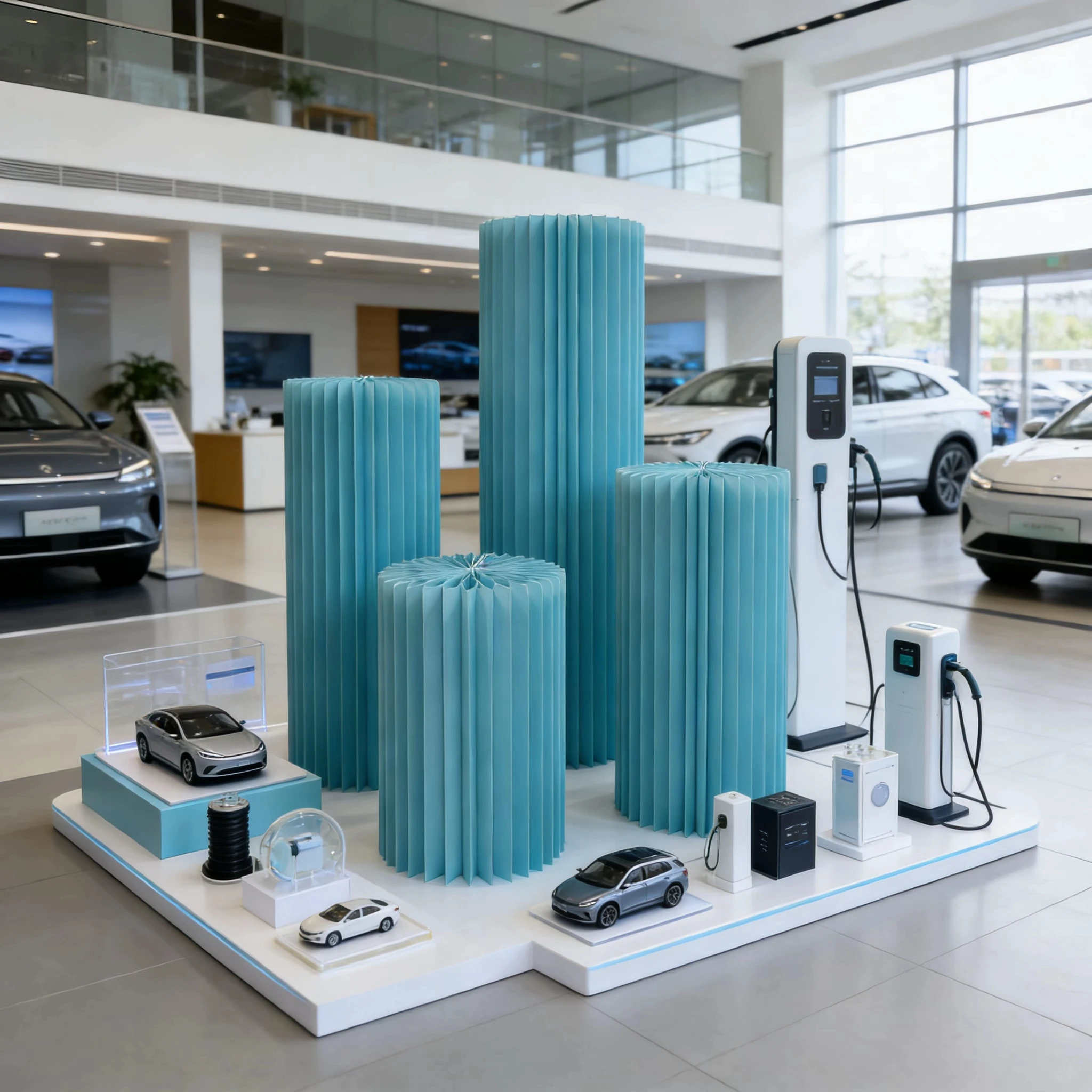 Wholesale Collapsible Display Stand Cylindrical Merchandise Display Honeycomb Column Stand Holiday Store Wedding Decorations