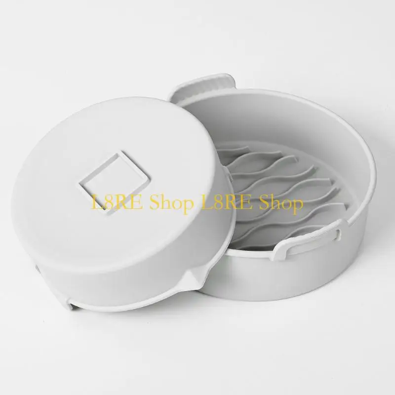 L8RE 2 Count Silicone Nonstick Air Fryers Pads Silicone Baking Tray Cooking Liners Air Fryers Accessories Silicone Baskets
