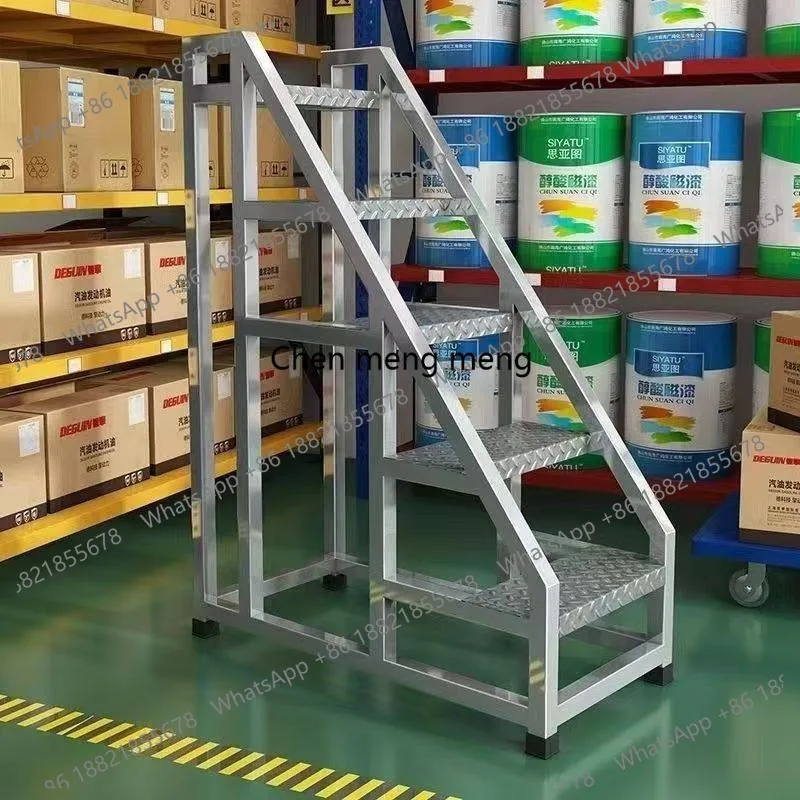 

Household Industrial Steps Terraces Benches Warehouses Moving Shelves Climbing Ladders Iron Stairs Two or Three Steps