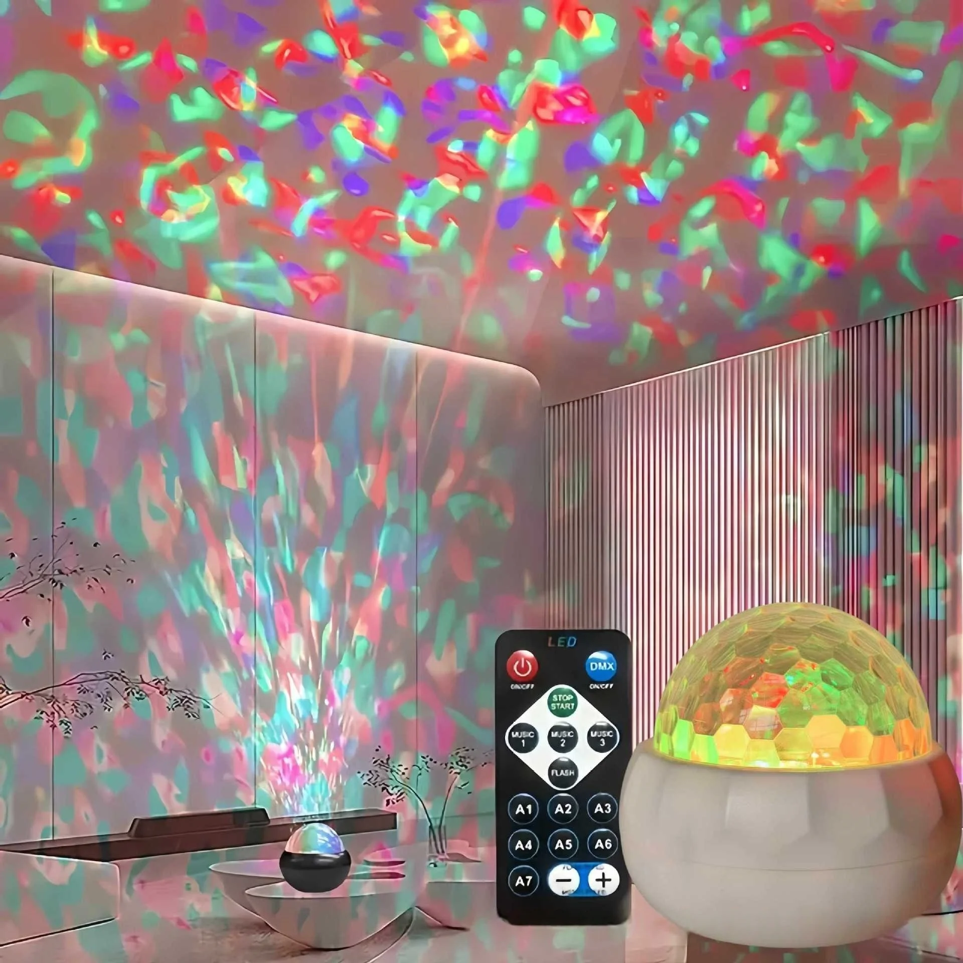 

New LED Starry Sky Lights NightLights 5V USB Decoration Atmosphere Projector Lamp For Weddings Christmas Family Party