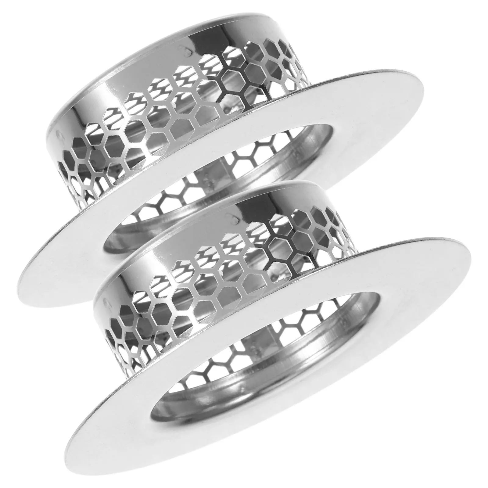 2 قطعة الفولاذ المقاوم للصدأ استنزاف الشعر الماسك المطبخ بالوعة الحمام مصفاة حوض الاستحمام مكافحة تسد مرشح شبكي Rv دش الطابق