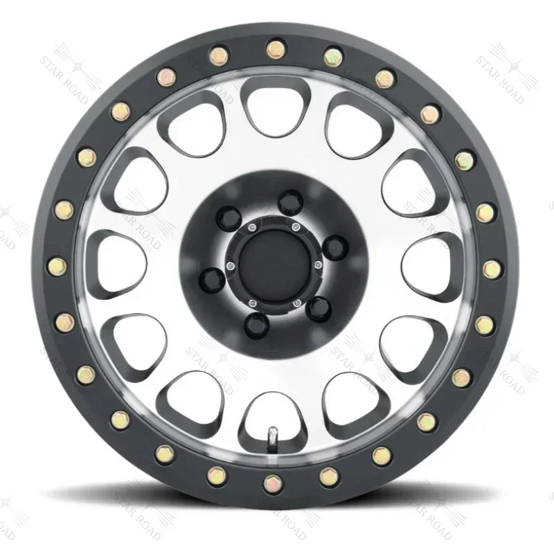 

RCSR Customized Aviation Aluminum Alloy Racing Car Wheels15-26 Inch 6 Holes Off-Road Design Big Capacity Durable Forged Wheel