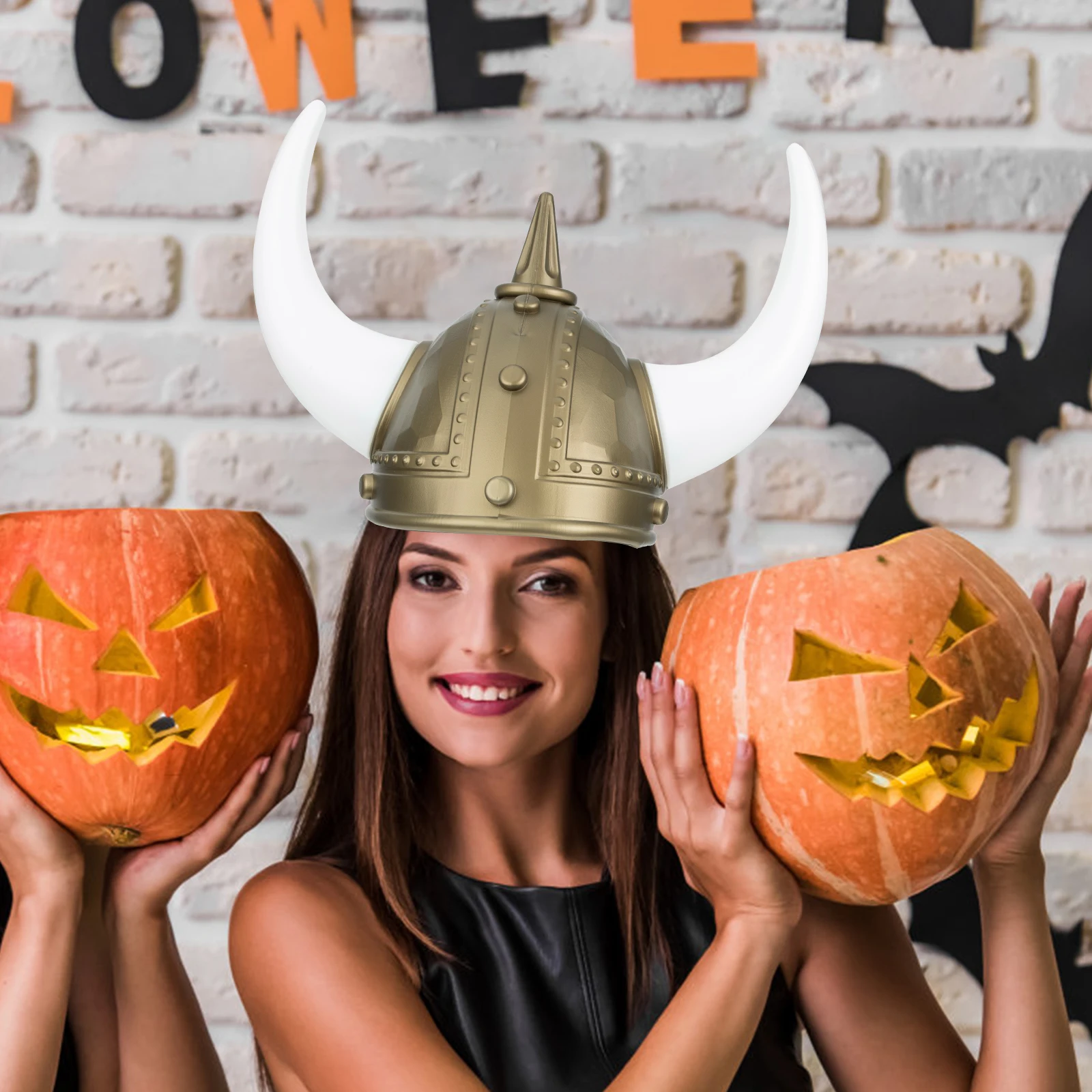 1 pçs chapéus de animais viking medievais para adultos chifres de boi chapéu headwear festa de halloween cosplay traje boné desempenho adereços