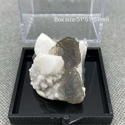 BIG 100% natural Inner Mongolia blue stepped Fluorite Crystal ore specimen has a window under fluorescence