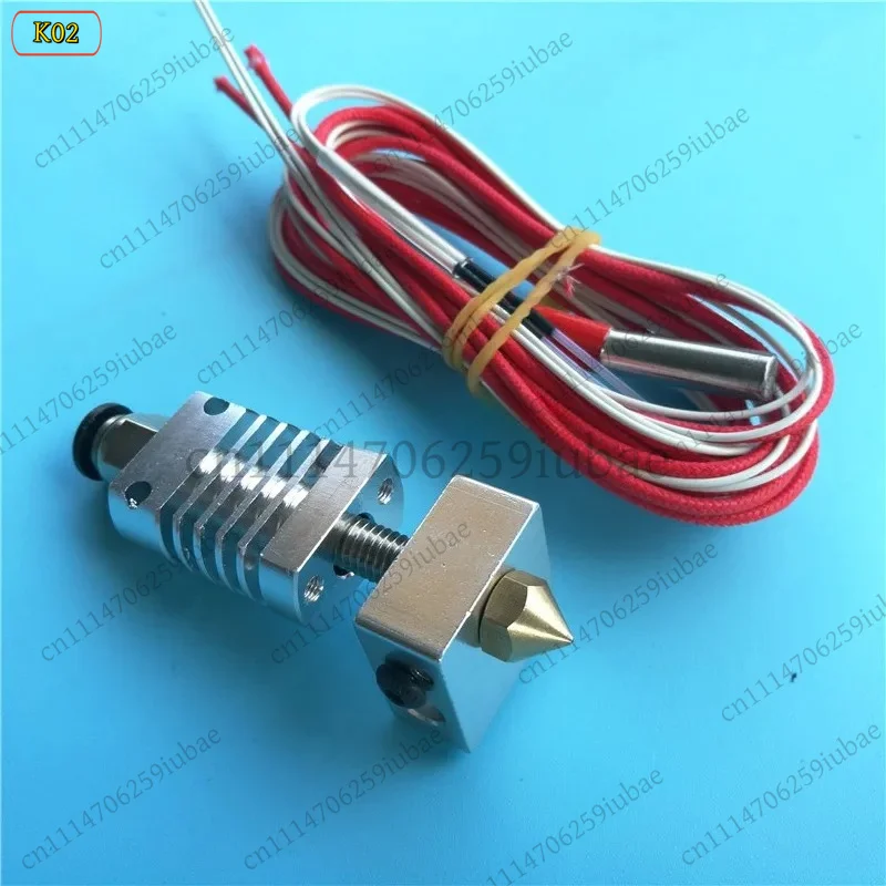 Комплект хотэнда для 3D-принтера Reprap Anet E12, 0.4 мм, 1.75 мм, с синим носком MK8, запасные части для 3D-принтера