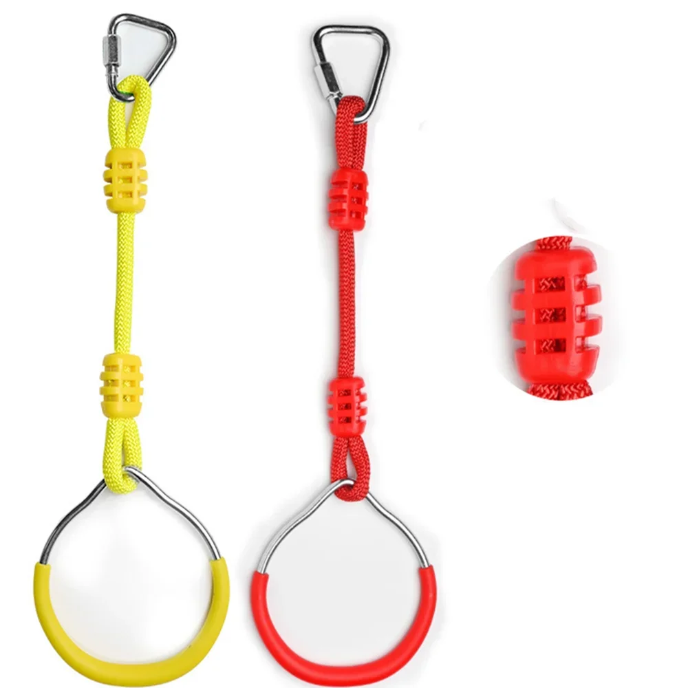 Kids Toy Playground Games Pull Ring Gym Rings For Kids Boy Girl Children Ring Swing Outdoor Exercise Toy Family Game