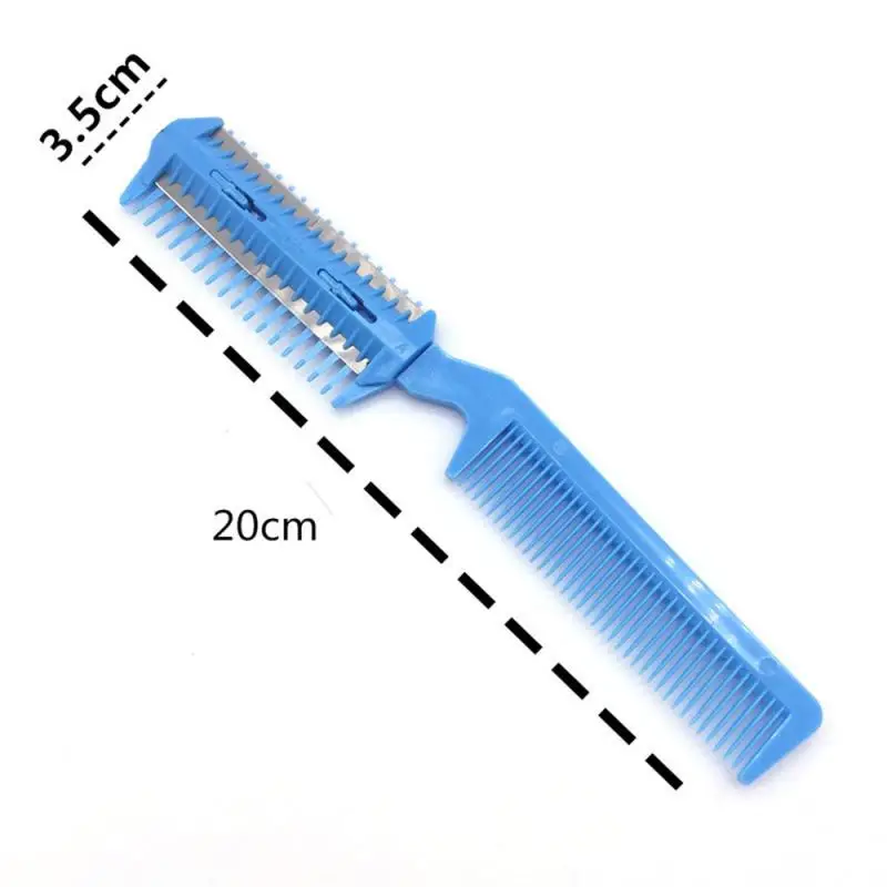 Pet Hair Trimmer Comb Cutting Cut Dog Cat With 2 Blades Grooming Razor Thinning Hairbrush Comb Products Cat Grooming Supplies images - 6