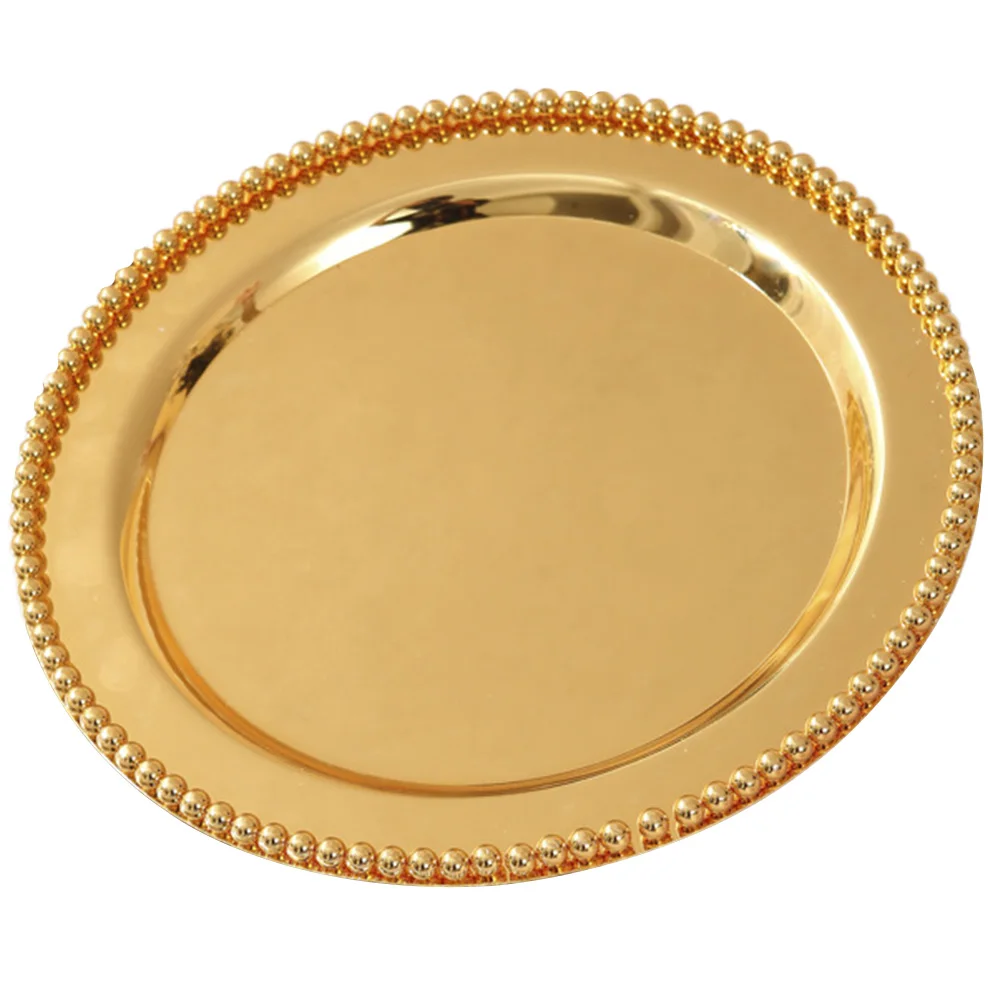 

Exquisite Iron Fruit Tray Multifunctional Snack Plate Creative Design for Home Restaurant Party Decor Gift