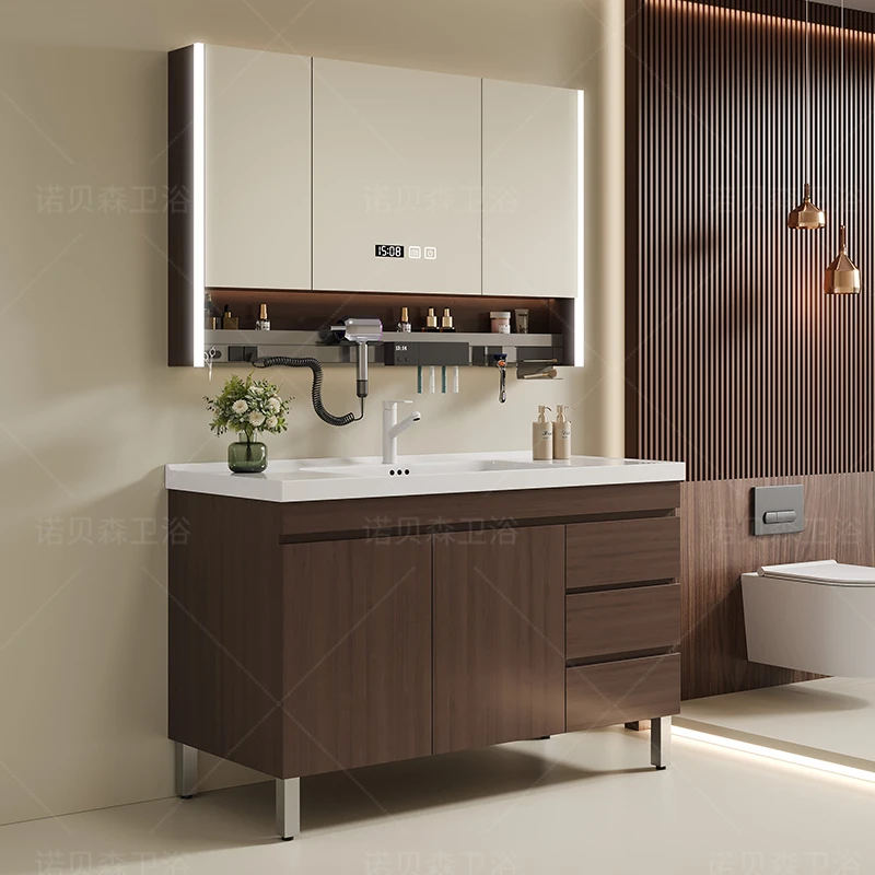 

Дисплей для ванной комнаты ​ ​ Современные тумбы под раковину, полки, зеркало для ванной, душевые системы, мебель из фанеры для квартиры, шкафы для ванной MH