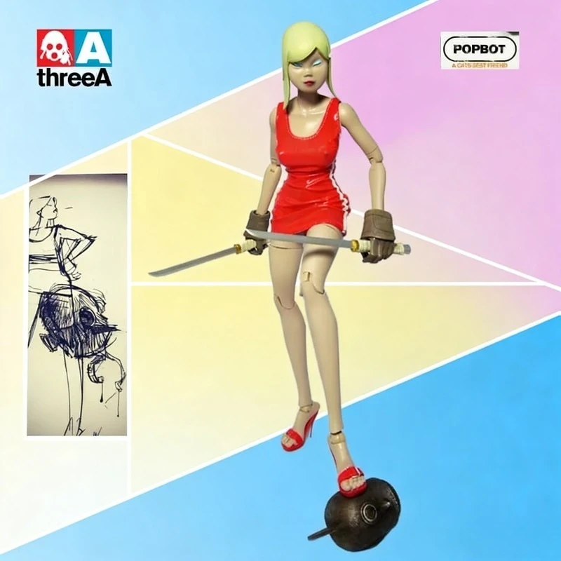 

В наличии: Оригинальная коллекционная фигурка POPBOT Tracey The XXXmas Tomorrow Queen от ThreeA – игрушка-подарок для мальчиков и коллекционеров