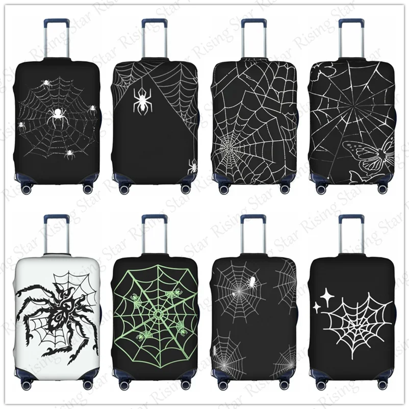 

Spider Web Thick Elastic Luggage Protective Cover Zipper For 18-32 inch Bag Suitcase Cover Travel Accessories