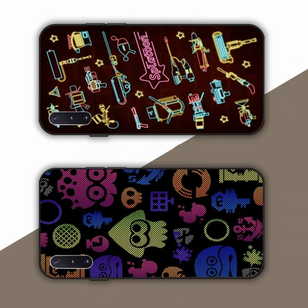 S-Splatoon Game Phone Case For Samsung Note 8 9 10 20 pro plus lite M 10 11 20 30 21 31 51 A 21 22 42 02 03