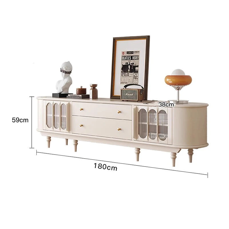 Nordic Aesthetic Tv Stands With Drawers Modern Beauty Storage Tv Stands Glamour French Mueble Salón Tv Furniture Living Room