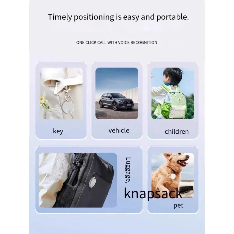 Smart Tag Tracker For APPle Find My Locator Finder Item Works Device App Keys Car Bag Keys Luggage Backpack
