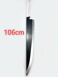 Sword Kurosaki Ichigo Sword Sky Lock Moon White Knife Zanpakutou Ninja Katana Knife Sword 1:1 arms Props Safety PU Toy