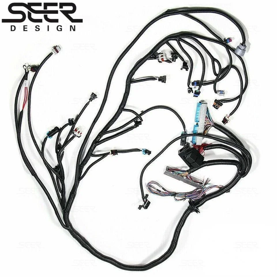 4L60E Stand Alone Wiring Harness For 97-06 LS LS1 4.8 5.3 6.0 Drive by Cable DBC Car Accessories