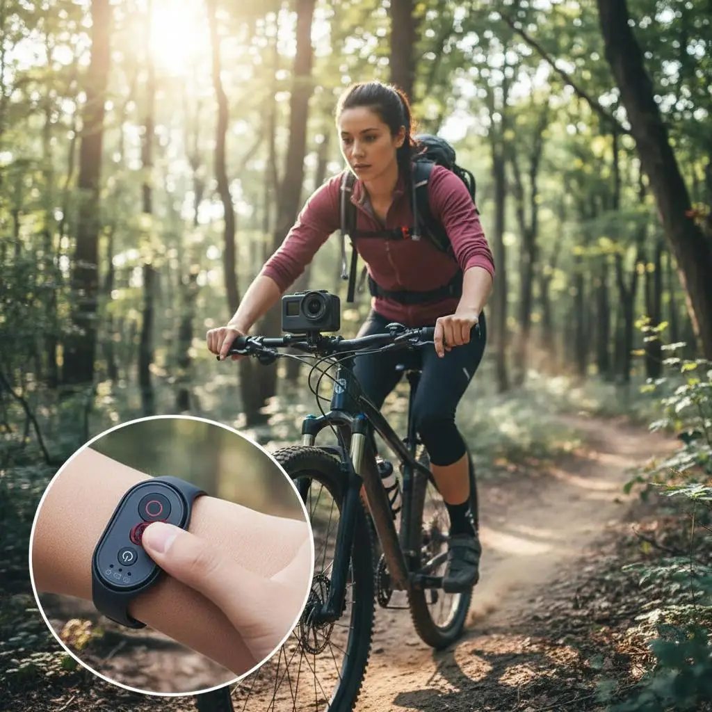 

Пульт дистанционного управления Bluetooth для экшн-камер DJI Action4, 5, 6, аксессуары для умного управления камерой, ремешок на запястье