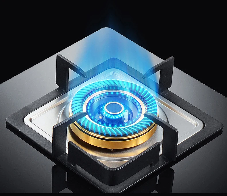 가정용 가스 쿡탑 스토브 에너지 절약형 가스 스토브 더블 버너 가스로 강화 유리 가스 스토브 쿠커