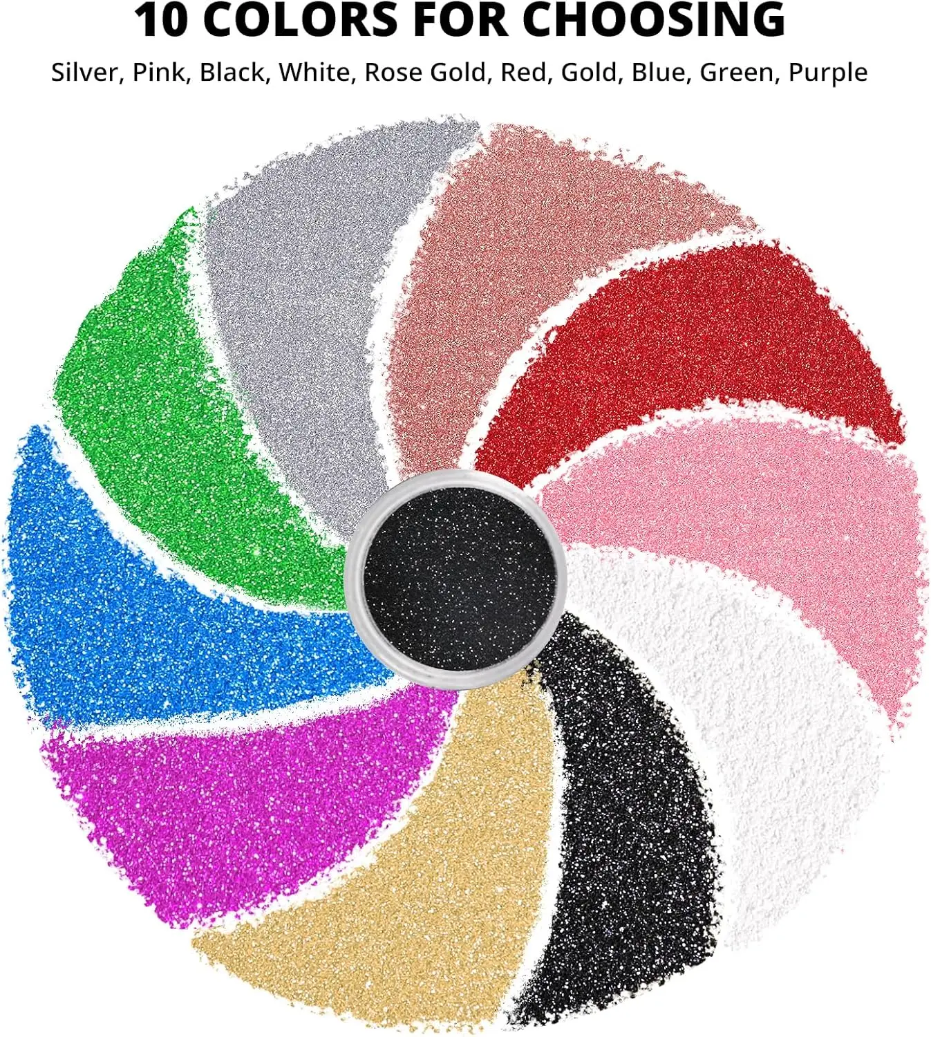 Holografischer Extra Feiner Glitzer - Türkisfarbener Glitzer 50 g/1,76 oz, 0,2MM Epoxid-Glitzer für Harz, Kunst, Handwerk, Nägel, Kerzenherstellung – Detail 16