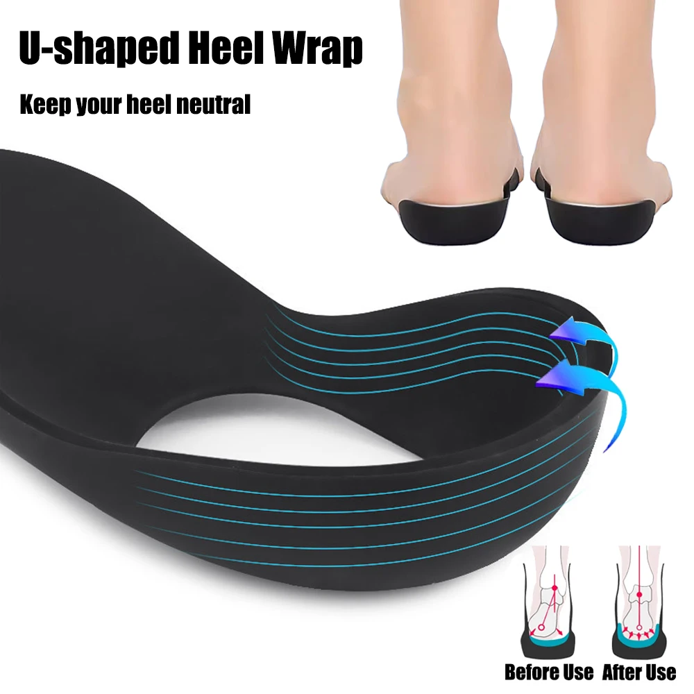 Orthopedic Insoles for Shoes Women Men Flat Feet X/O Legs Correction Arch Support Plantar Fasciitis Orthotic Insole for Sport