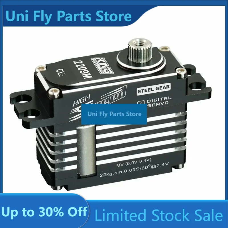 SkyDEl1pcs for High Torque Full Aluminum Casing Kingmax CLS2209M 22kg Digital Mini Servo for High Performance
