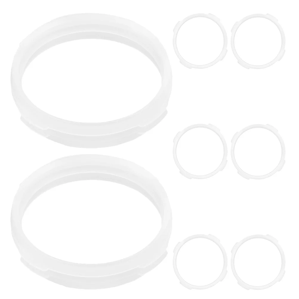

8Pcs Hamster Cage Tube Connectors White Replacement Rings DIY Expansion Kit for Small Pets Mouse Cage Extension