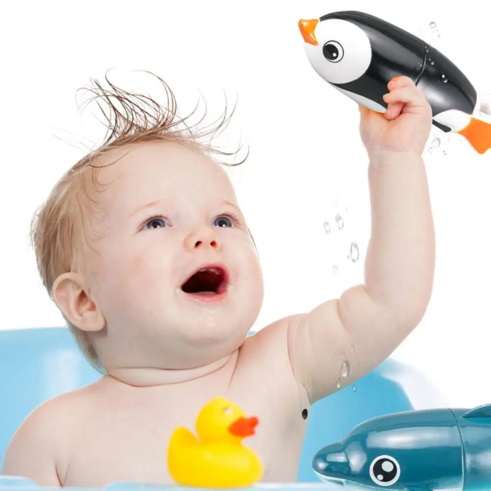 Plásticos natación payaso pez multiusos interactivo agua jugando delfines divertidos dibujos animados flotantes juguetes de baño