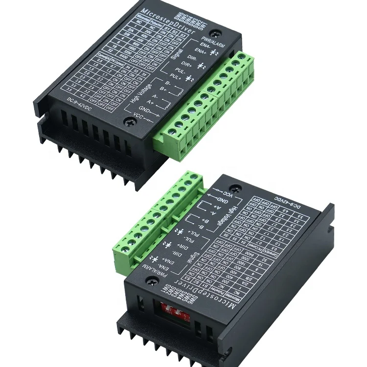 HLTNC TB6600 version améliorée 42/57/86 pilote de moteur pas à pas 32 subdivisions 4.0A 9-42V 2 phases pour moteur Nema23 57 pour Cnc