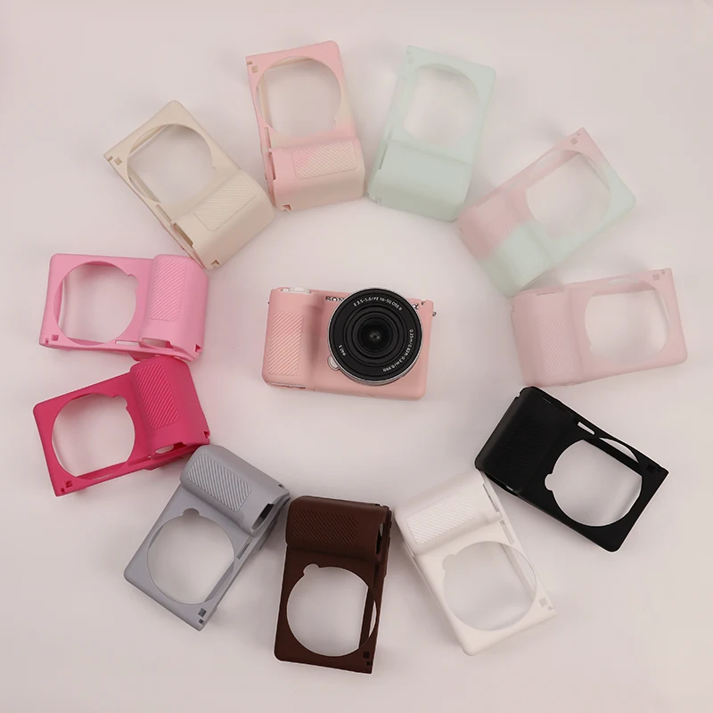 

Soft Silicone For SONY ZVE10M2 Camera case Armor Skin Protector case Digital Silicone comfortable feel Camera bag