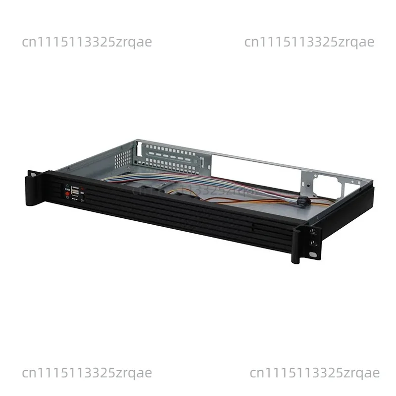 1U 250L industrial server switch 1U computer short main box aluminum panel ITX main board