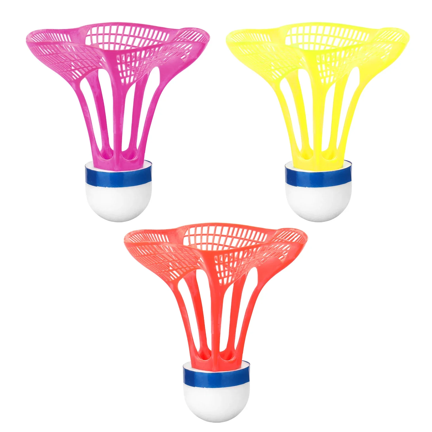 

2020 New Original AirShuttle Outdoor Badminton AirShuttle Plastic Ball Nylon Shuttlecock Ball Stable Resistance 3pcs/Pack