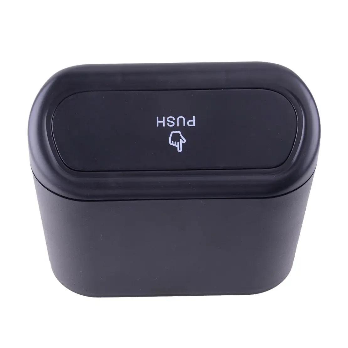 

Black Portable Car Trash Can Garbage Dust Case Holder Box Litter Bin Storage Organizer Fit For All Cars And Home/Office